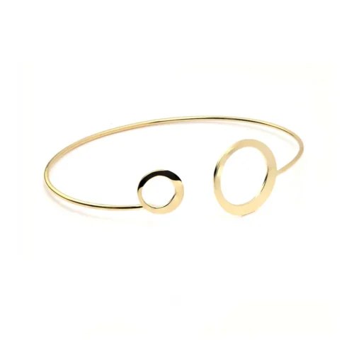 Bratara Fixa Cercuri Dama din aur deschisa