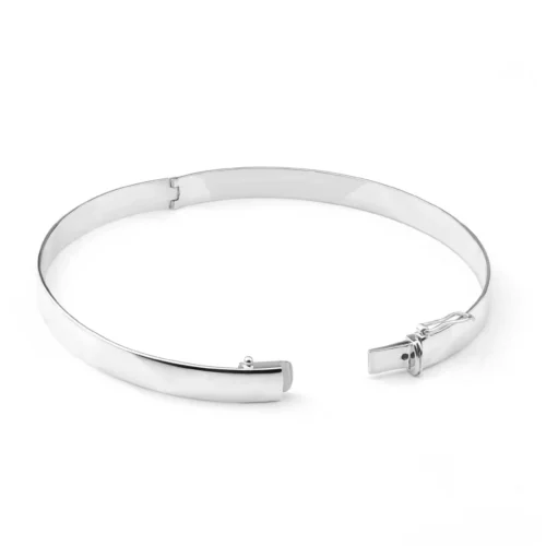 Bratara plina de dama din aur BR10