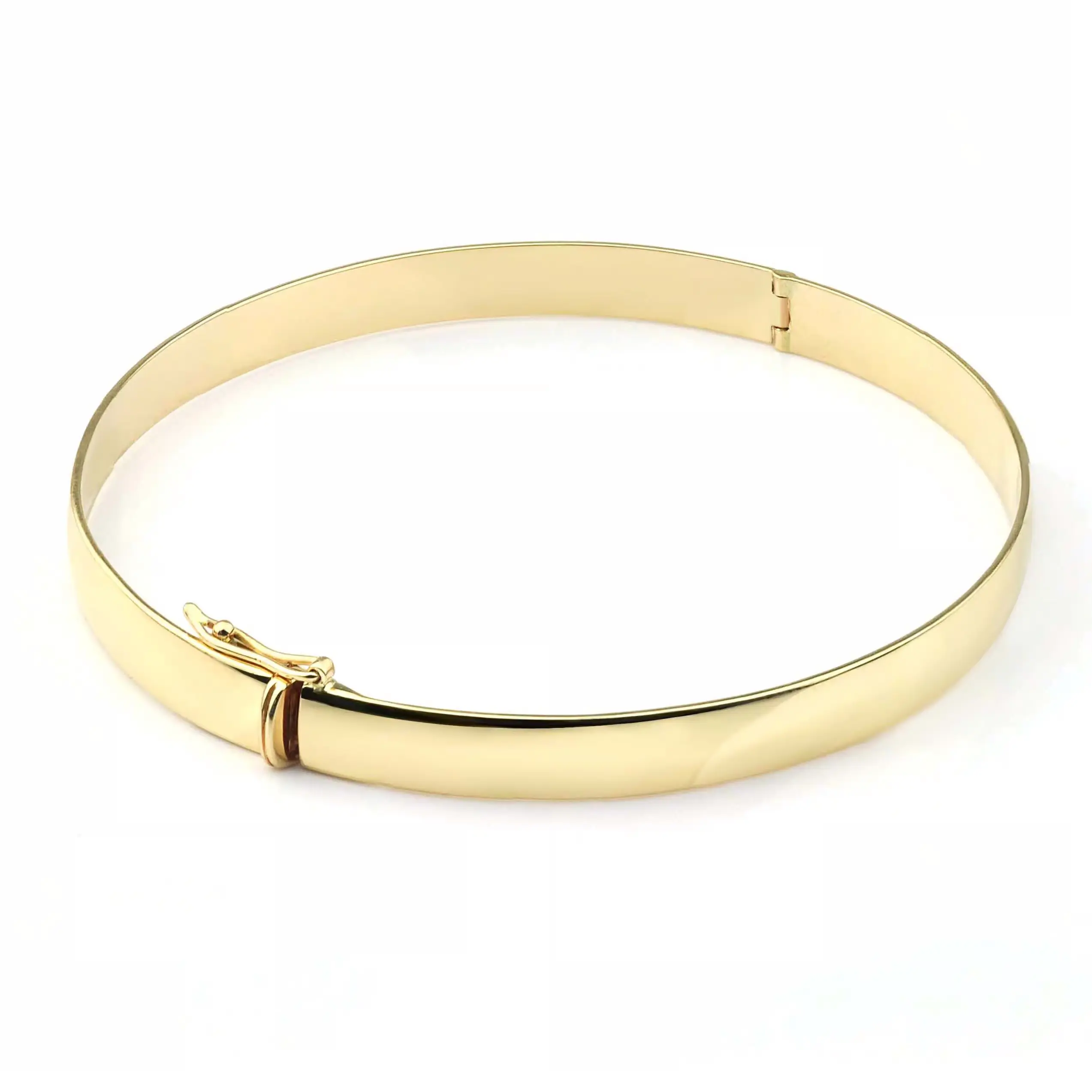 Bratara plina de dama din aur BR10