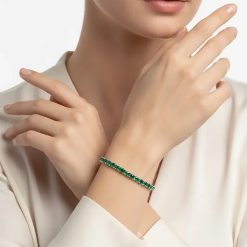 Bratara tennis cu Smaralde 7.5ct. BRT009