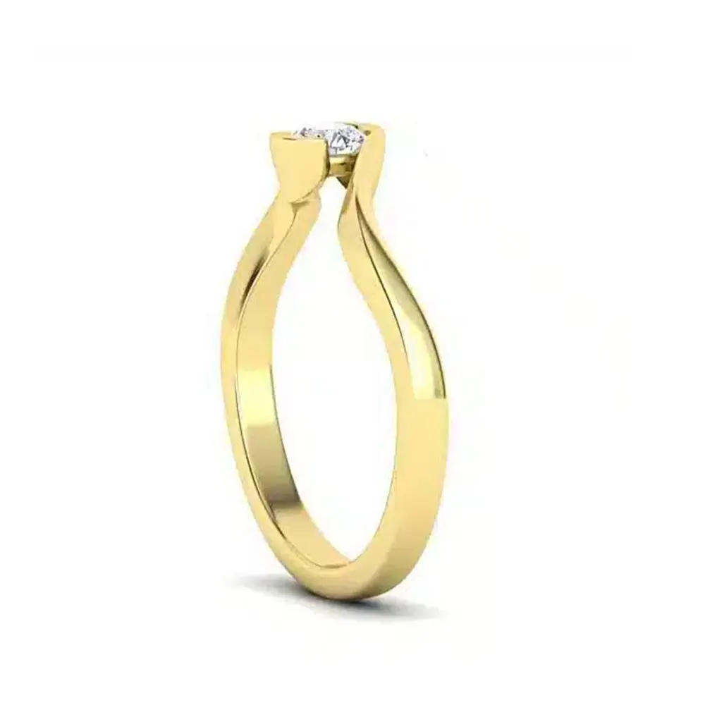 Inel logodna cu Diamant 0.25ct IL095 - imagine 5