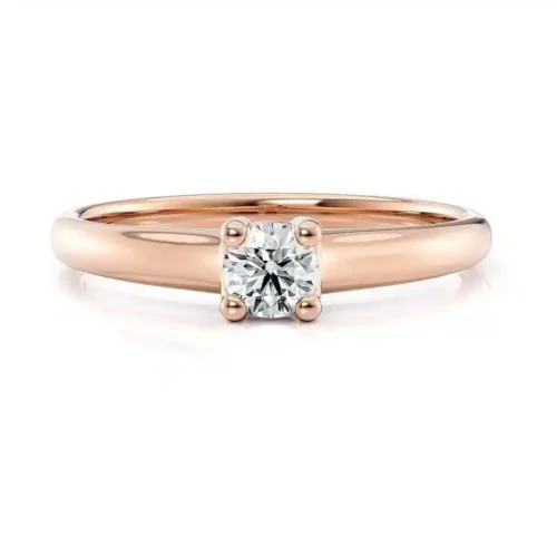 Inel Splendor din Aur ROZE cu Diamant IL176