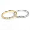 Inel aur ALB GALBEN semieternity fishtail IL166