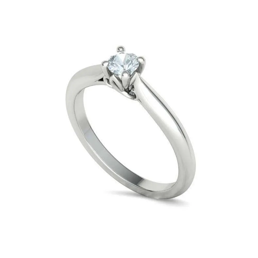 Inel aur de Logodna Solitaire cu Diamant IL190