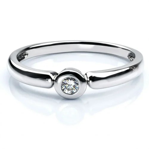 Inel aur de Logodna cu Diamant in Caseta IL047