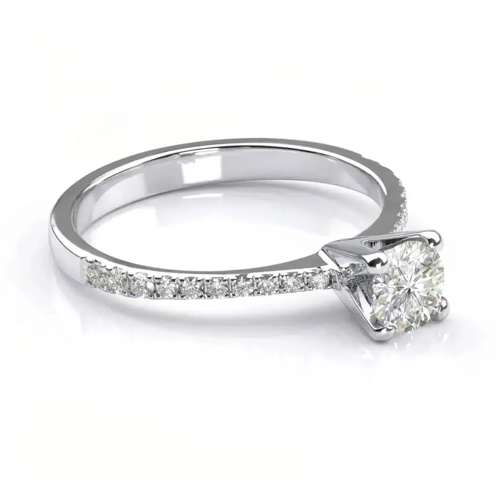 Inel aur galben cu diamant natural de 0.40ct IL157 -2