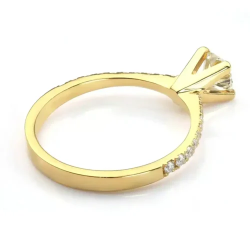 Inel aur galben cu diamant natural de 0.40ct IL157-3