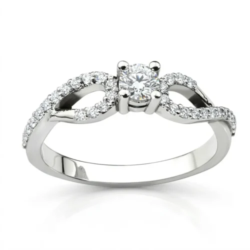 Inel logodna cu diamant 0,20ct. IL017