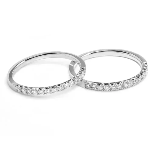 Inel aur semieternity fishtail IL166