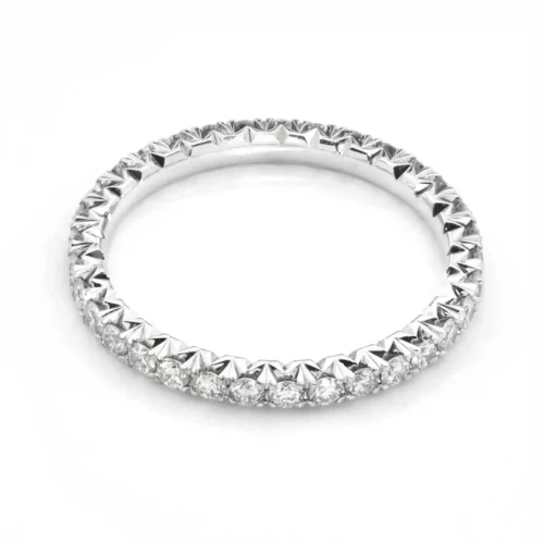 Inel de Logodna Fishtail din Aur cu Diamante IL171