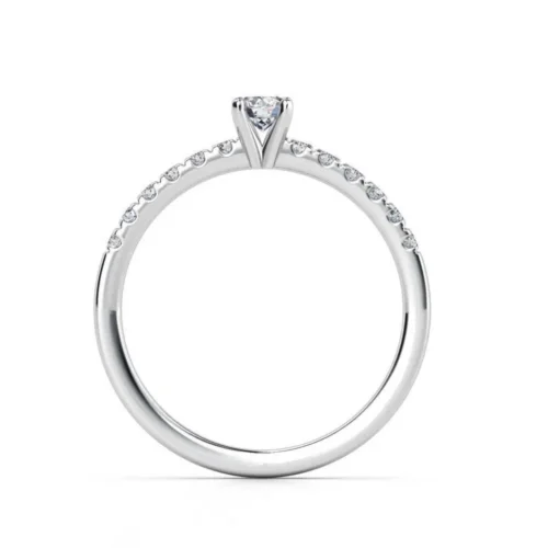 Inel de Logodnă IL196 cu Diamant Rotund 0.17ct