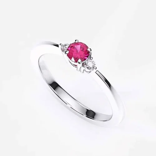Inel de Logodna cu Rubin Natural IL208