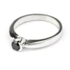 Inel de logodna Diamant Negru 0.25ct