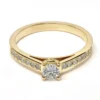 Inel de logodna aur cu diamant sidestone IL169