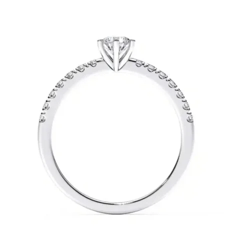 Inel de logodna cu diamante 0.43ct montat în aur IL167