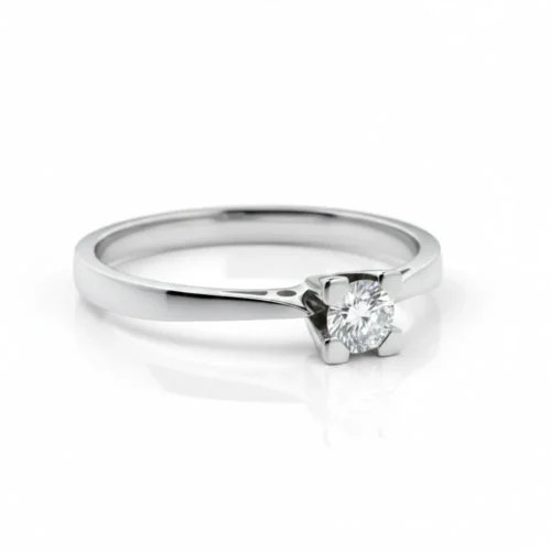 Inel de logodnăt cu diamant 0,15ct IL006