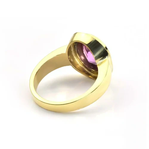 Inel din aur galben cu ametist