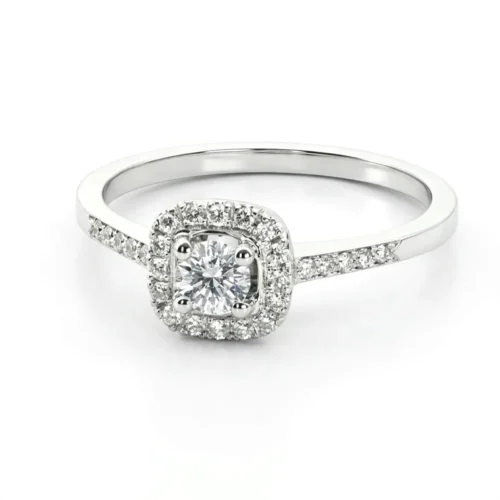 Inel logodnă Anturaj 14k cu diamante IL124