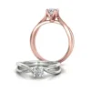 Inel solitaire aur cu diamant 0.25ct.IL139-2