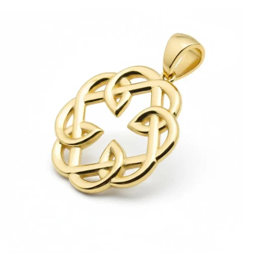 Pandantiv din Aur Nodul Celtic CB004