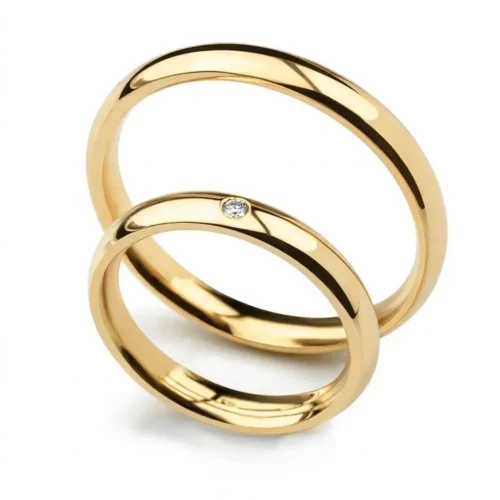 Set verighete Aur GALBEN ieftine VR054