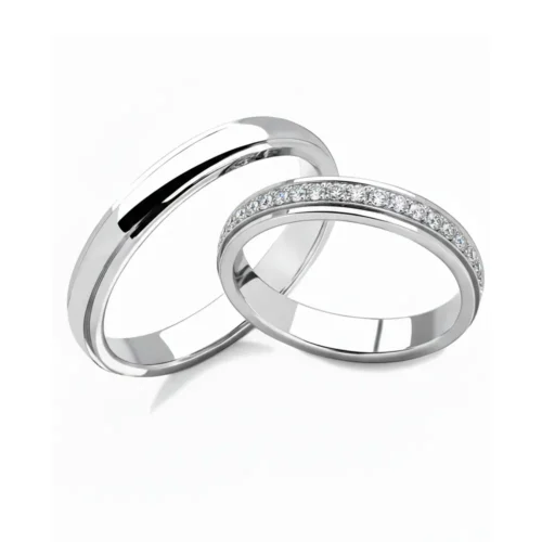 Verighete Aur Alb sau Platina VR124