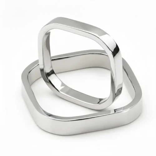 Verighete Patrate din Aur sau Platina VR136