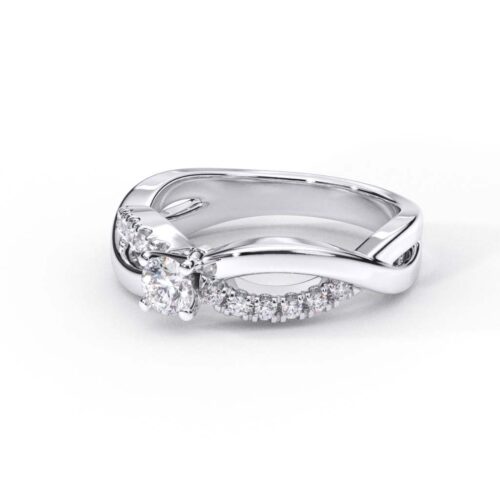 Inel logodna diamant 0.20ct.