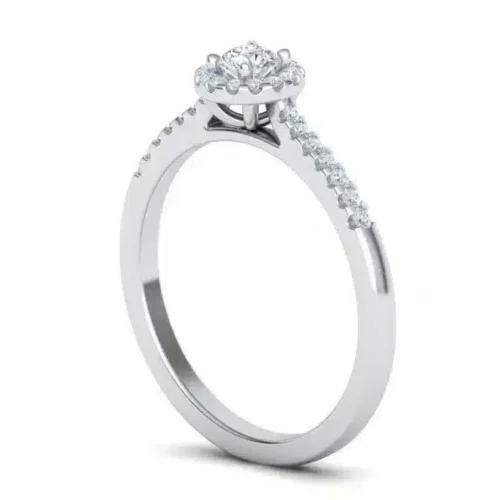 Inel aur de Logodna cu Diamante 0.29ct IL103