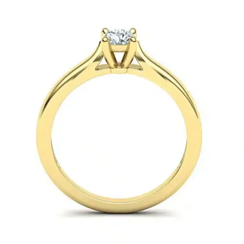 Inel de aur galben cu diamant 0.25ct. IL094