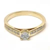 Inel de logodna aur cu diamant sidestone IL169
