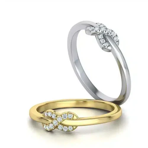 Inel de logodna Infinit din Aur cu Diamant IL152