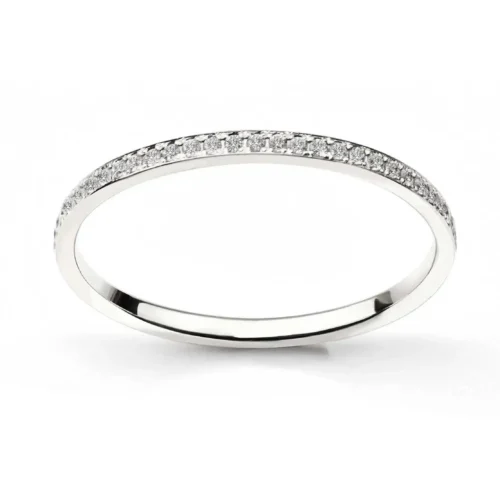 Inel Eternity din Aur alb cu Diamante IL100