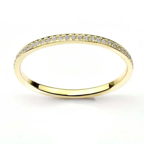 Inel Eternity din Aur galben cu Diamante IL100