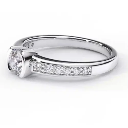 Inel logodna Aur cu Diamant Certificat GIA IL172