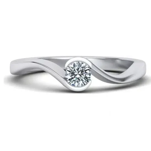 Inel logodna cu Diamant 0,25ct