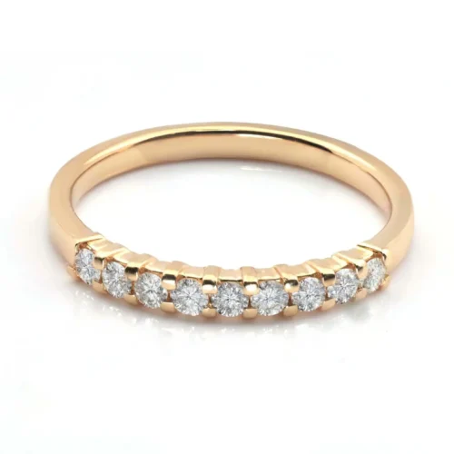 Inel logodna din Aur galben cu 9 diamante IL159