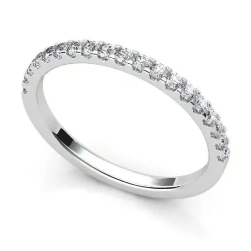 Inel Semi-Eternity din Aur cu Diamante