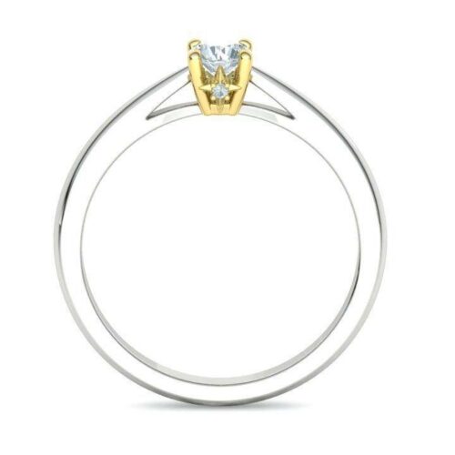 Inel de Solitaire cu Diamant Rotund de 0,25ct.