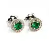 Cercei din Aur cu Smarald