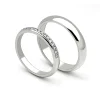 Verighete aur simple cu diamante
