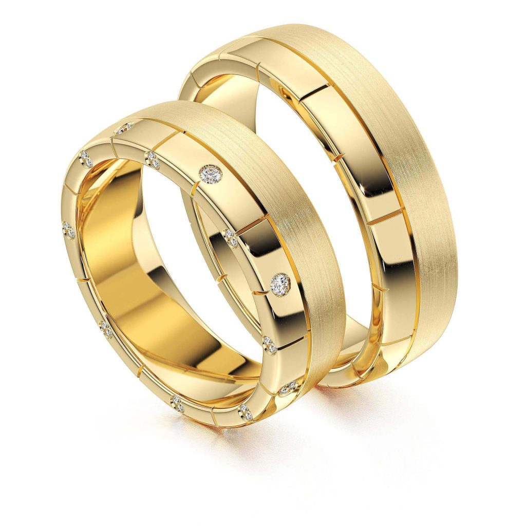 Verighete logodna Custom din Aur