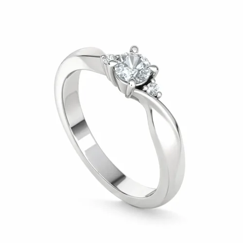 Inel cu diamant 0,30ct natural IL212