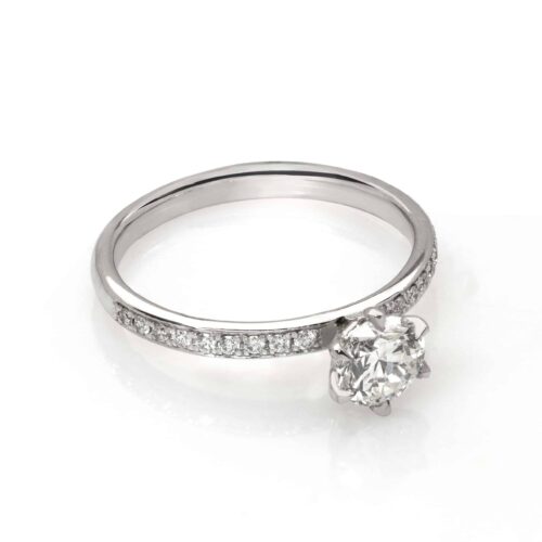 Inel de logodna cu diamant 0.70ct.