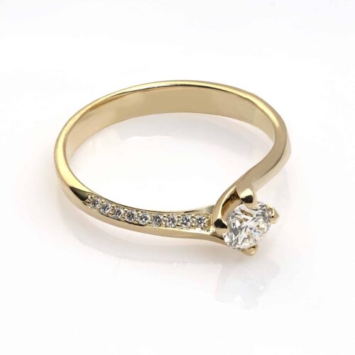 Inel de logodna cu diamant 0.30ct.