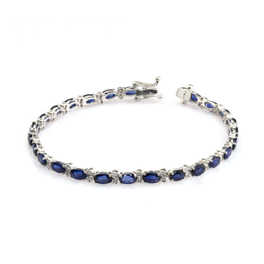 Bratara Tennis cu Safire de 9.5ct