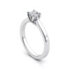Inel solitaire simplu cu diamant 0.30ct