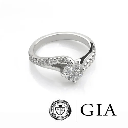 Inel de logodna cu diamant 0.70GIA