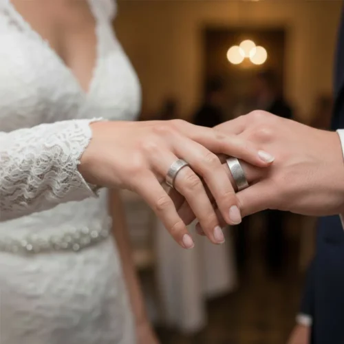 Verighete platina 6mm VR193 – Set Premium