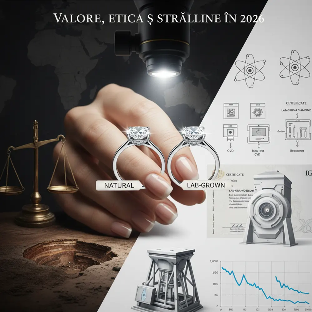 Diamante de Laborator vs. Naturale